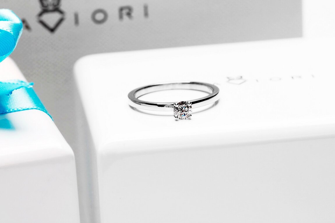 Emaga Złoty pierścionek PBD2500 - Diament